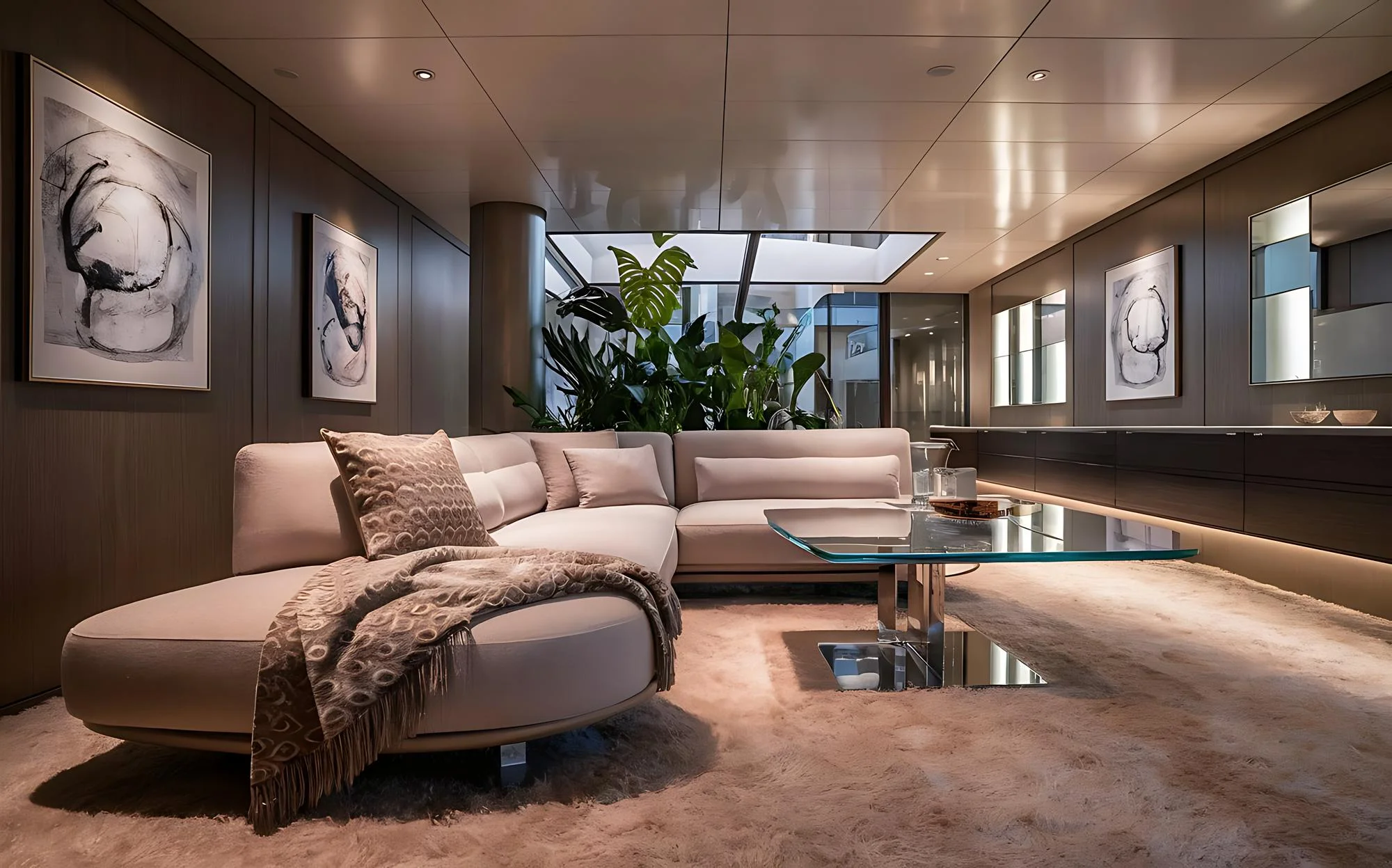 Luxe villa interieur