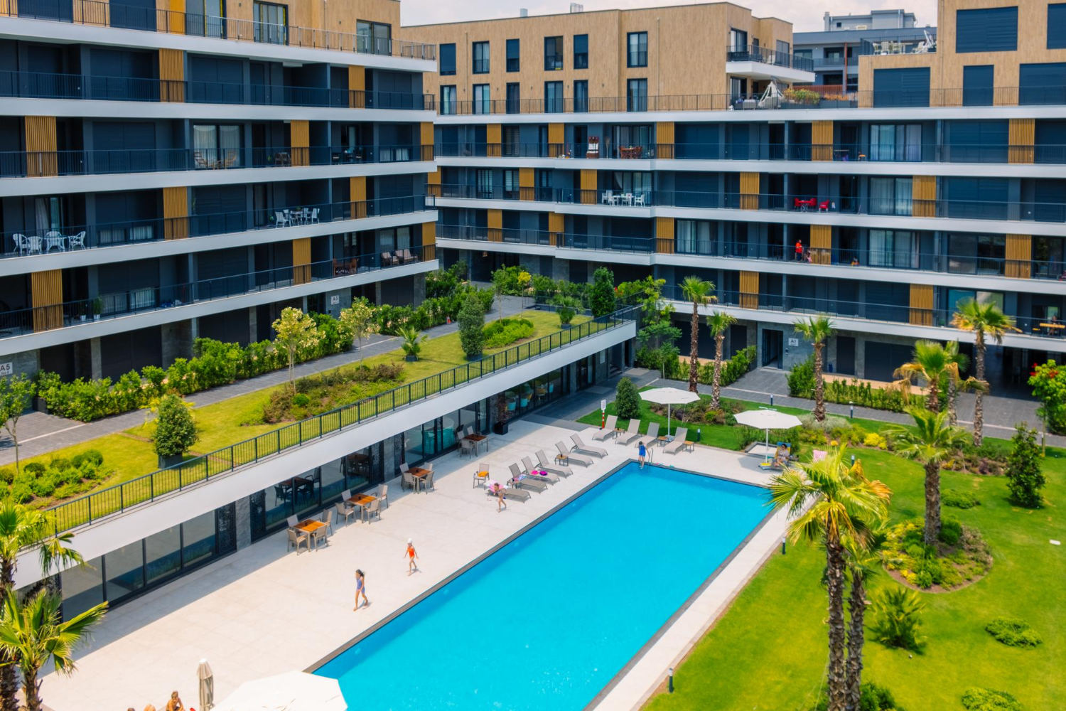 Modern appartementencomplex